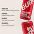 100MG 8.4oz (Pack 24) GURU Original Organic Energy Drinks, Clean Energy Drink with Plant Based Natural Caffeine from