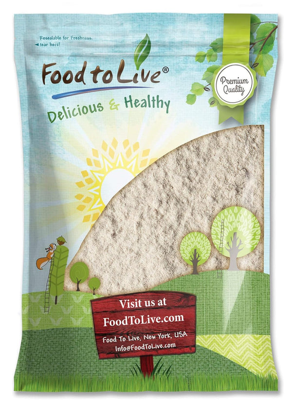 Food to Live Unbleached White Fine Pastry Flour, 8 Pounds Stone Ground