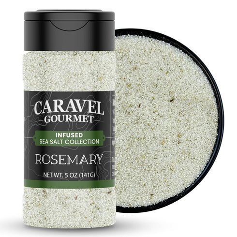 Rosemary Sea Salt Infused with Fresh Rosemary Oil Mineral-Rich Finishing Salt with