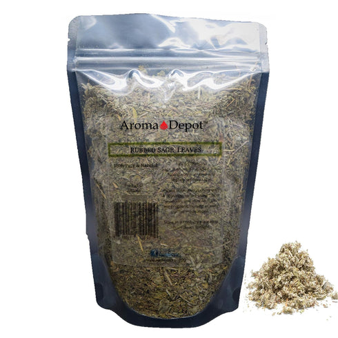 100% Natural Ground and Whole Sage Leaf Herb, Dried Leaves, Kosher Gluten-Free Non-GMO, 4 oz