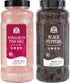 52USA Whole Black Peppercorns 18 oz + Himalayan Pink Salt (Fine Grain)