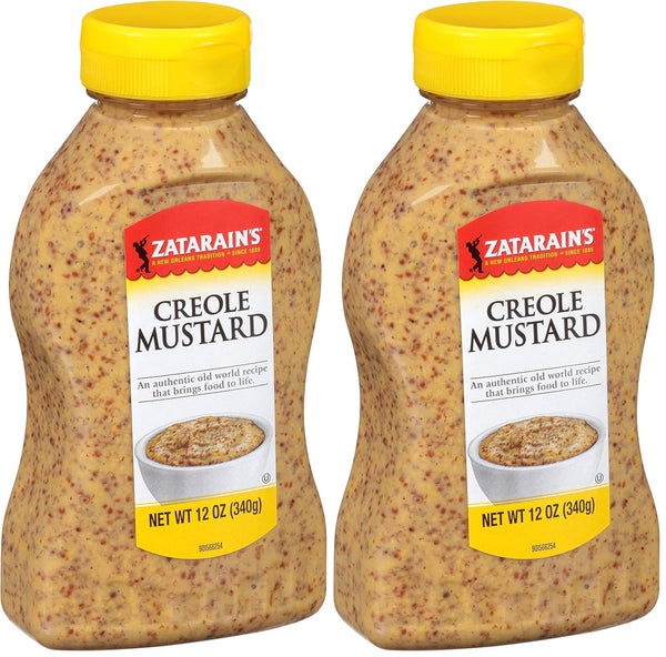 Zatarain's Creole Mustard, 12 oz (Pack of 2)