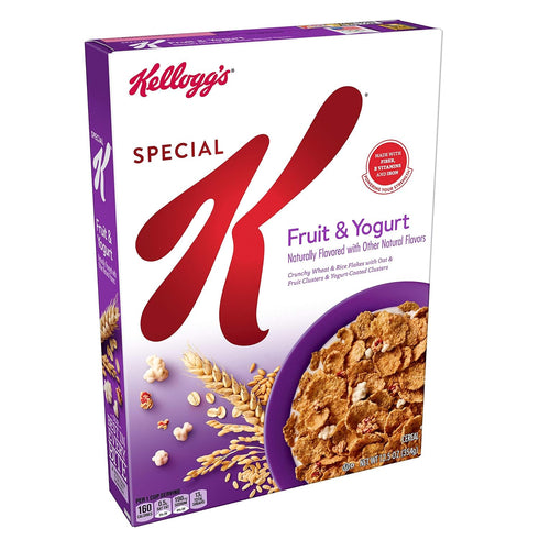 Kellogg's Special K, Breakfast Cereal, Fruit and Yogurt, Low Fat, 12.5oz Box