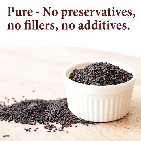 8 oz The Spice Way Black Sesame Seeds