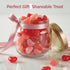 11 oz Valentines Day Candy Jelly Hearts Bag of Cherry, Strawberry & Watermelon Heart Shaped Jelly Candy Great