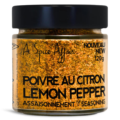 A Spice Affairs Lemon Pepper Seasoning | Bright, Zesty & Peppery Citrus