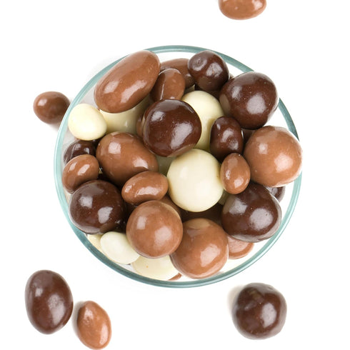 2.2 lb (35.2 oz), Yupik Triple Chocolate Espresso Coffee Beans, Coffee Beans Covered in Milk Chocolate, White Chocolate