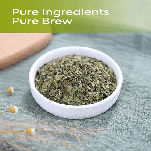 4oz/114g FullChea - Dried Fig Leaves, - Natural Fig Leaf Tea - Cut & Sifted Hoja De Higo Seca Herbal Tea