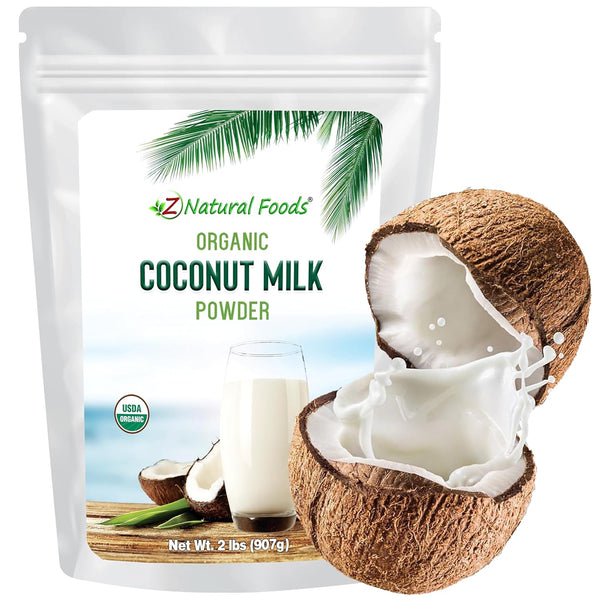 Z Natural Foods Organic Coconut Milk Powder - All-Natural Vegan Dairy-Free Alternative