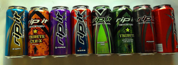 TAOindustry Rip It Energy Drink Variety, 16 oz (16 Cans)