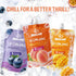 (12 (8 Packs) 5 KONJOY Konjac Jelly & Spaghetti Noodle Bundle, Peach Drinkable Jelly Pouches) + Konjac Shirataki
