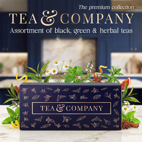 30 Count 6 Mighty Leaf Tea and Company Organic Tea Sampler Silken Tea Bags Assorted Flavors: Earl Grey, Rooibos