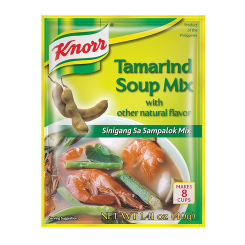 Knorr Tamarind Soup Mix (Sinigang sa Sampalok), 1.41oz (40g), 3 Pack