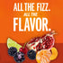Sunset Pack, 8.4 Oz (Pack 24) IZZE Sparkling Juice Beverage Blend, Variety Clementine, Peach, Cherry Lime, Pomegranate