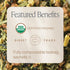 50 Count Rishi Tea Yuzu Peach Green Tea - Organic Loose Leaf Green & Herbal Blend, Naturally Sweet & Low Caffeine
