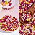 4.23oz(120g) Freeze Dried Mixed Fruit Snacks - Crunchy Dried Fruit Mix with Strawberry, Dragon Fruit, Purple Sweet