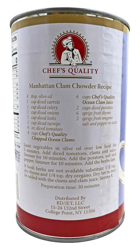 Chef's Quality 46 Oz (2 Pack) Ocean Clam Juice