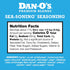 2.4 oz 2 Pack, Dan-O's SEA-soning Seasoning, Bottle, All-Purpose Seasoning for Fish, Shrimp, Seafood, Chicken & More