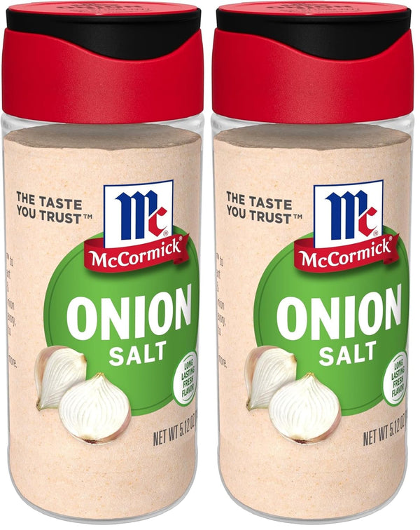 McCormick Onion Salt, 5.12 oz (Pack of 2)