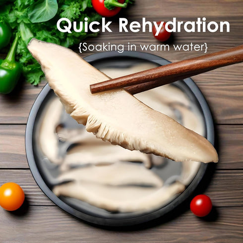 8 Oz Orsky Dried Shiitake Mushrooms Sliced, Dried Mushrooms for Cooking, Quick Rehydration, Smooth Taste, Fresh