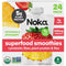 Noka Superfood Fruit Smoothie Pouches, Strawberry Pineapple, Healthy Snacks with Flax Seed,