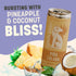 12 oz 2 GOOD WOLF Pia Colada Probiotic Refresher fl - Refreshing Sparkling Drink with lush flavors of tropical