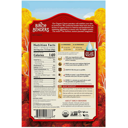 2 Birch Benders Flavor Variety Pancake & Waffle Mix (Classic & Protein)