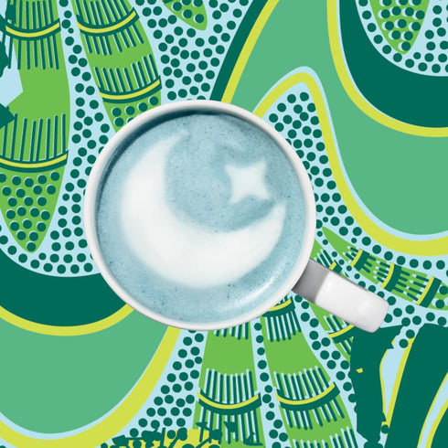 Kuli Kuli Vanilla Lavender Superfood Latte - Magnesium - Vegan & Organic Sleep Support with Chamomile, Passionflower
