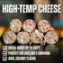 1 lbs 1/4" 10 lbs 400F Bearded Butchers High-Temp Pepper Jack Cheese Shelf-Stable Cubes for Up to of Meat