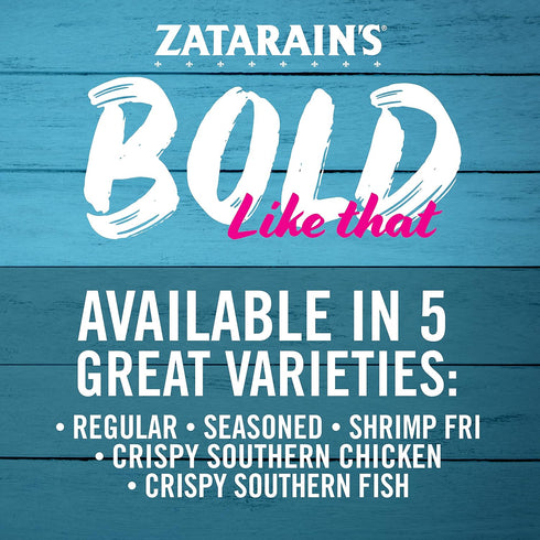 5 lb 5 Zatarain's Seasoned Fish Fri Batter Mix, - One Pound Box of Fish Fry Seasoning Mix, Best for Breading