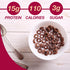 7 ProtiDIET High Protein Chocolate Soy Cereal - Gluten Free, Low Fat Healthy Cereal for Adults - Perfect for a Protein
