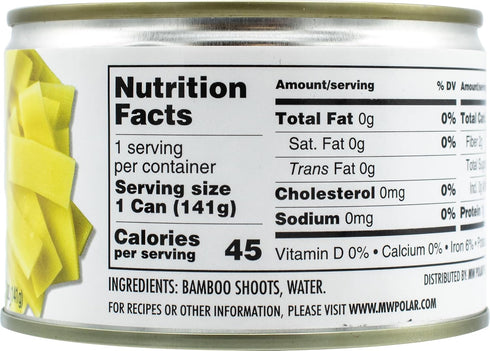 8oz (Pack 4) MW Polar Canned Vegetables, Sliced Bamboo Shoots