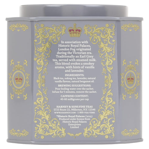 30 Harney & Sons Victorian London Fog Tea, Black and Oolong Tea with Citrus, Vanilla and Lavender | Sachets, Historic