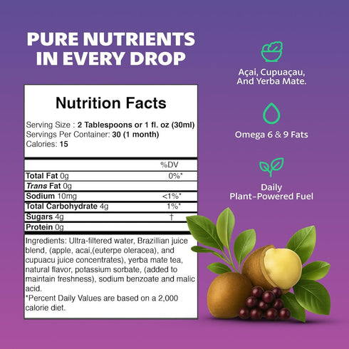 Pro Image International (15x2 oz pack) Fruta Vida Energy & Health Juice