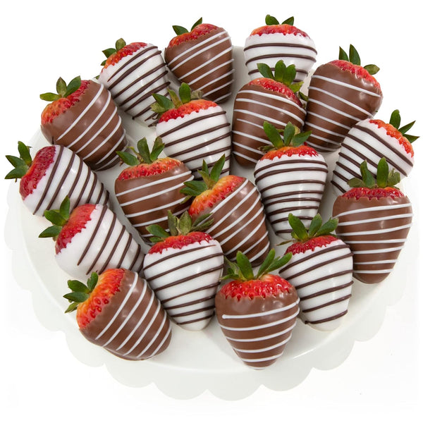 A Gift Inside 18 Berry Bites Milk Dark White Chocolate Covered Strawberries