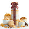 Broadway Basketeers Sympathy Gift Tower Box Premium Snack Tower with Cookies, Sweets