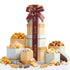 Broadway Basketeers Sympathy Gift Tower Box Premium Snack Tower with Cookies, Sweets