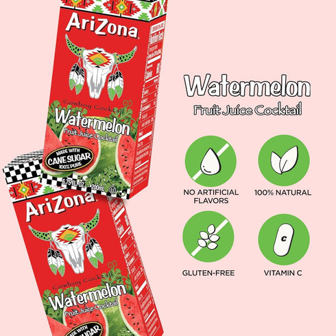 6.75 oz (Pack 32) Arizona Watermelon Drink, fl Tetra Box