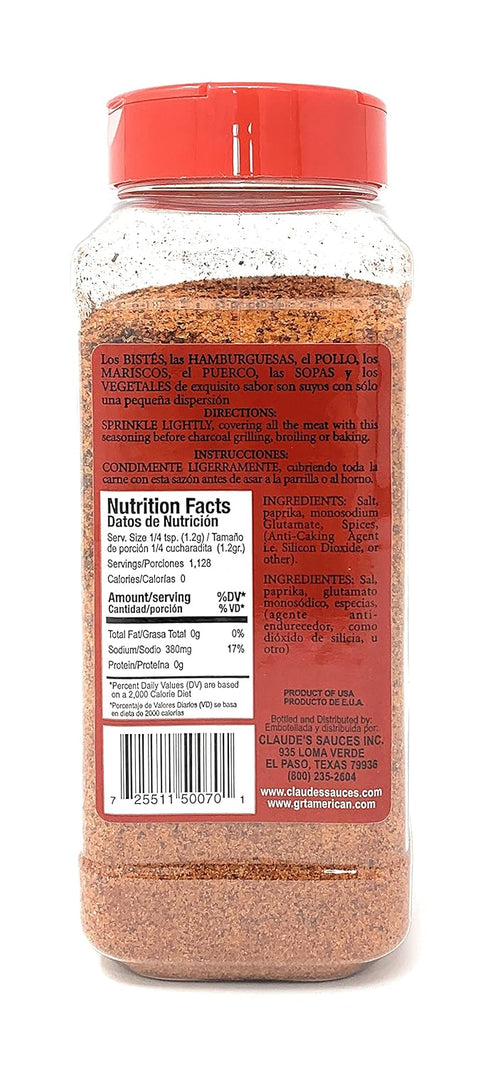 Great American Land & Cattle 32 oz. Great American Land and Cattle Co. Steak & Meat Seasoning (Single chef size)