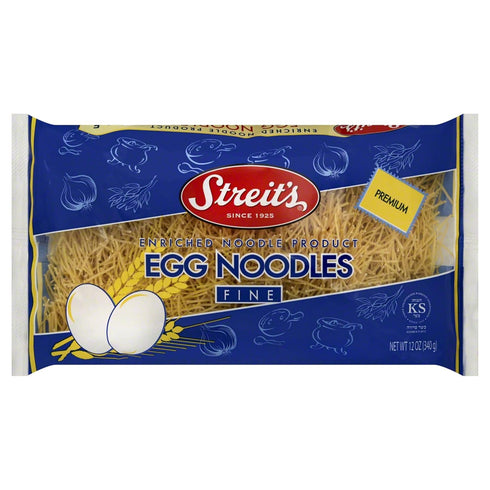 Streit's Fine Egg Noodles, Enriched Noodle Pasta for Soup, Ramen, Stroganoff, Stir