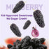 SYZJMWDY Mulberries, 8.82oz/250g Mulberry, Dried Black No Sugar Added Black Dried Fruit, Hand Picked Sun-dried