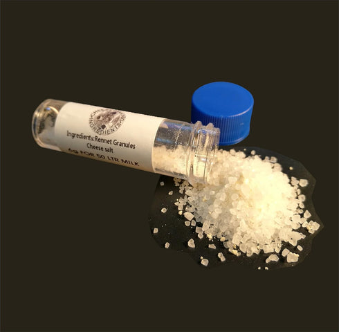 microbial rennet mix 5 6g X Microbial Rennet & Cheese Salt Mix | Rennin Cheese salt & Coagulant Tub