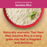 8.5 oz (Pack 4) Royal Authentic Thai Hom Mali Jasmine Rice - Microwave Rice Dinner Side Dish - Ready to Heat White Rice