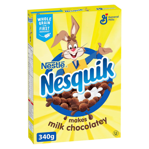 Nesquik 340 GRAM CEREAL It turns the milk chocolatey so that the