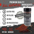 4.0 oz Lane's Ancho Espresso Coffee Rub, - All Natural BBQ Rub Steak Seasoning with Ancho Chili & Espresso - Creates