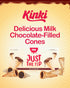 6 Pack (3 Kinki Just the Tip USA-Made Waffle Cone Mood Chocolates for Couples - Servings) of Plant-Based Couples