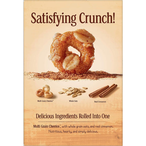 15.2 oz Cheerios Cinnamon Oat Crunch Breakfast Cereal