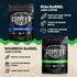 Set 4-Bag 4 (Pack 4)) Bourbon & Whiskey Barrel Aged Coffee Box - Roasted Coffee Sampler - Bourbon Colombian, Malt