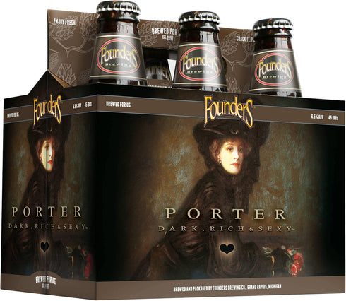 Founders Brewing Co, Ale Porter Dark Rich & Sexy, 6pk, 12 Fl Oz