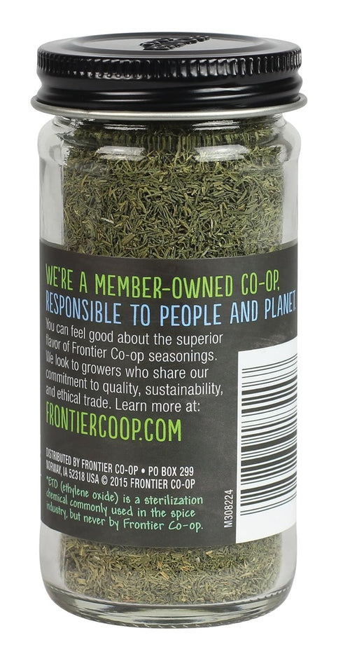 Frontier Co-op Dill Seed, 0.35 Ounce Bottle, Cut & Sifted, Delicate Flavor Pairs with Salads, Sauces and Fish, Kosher